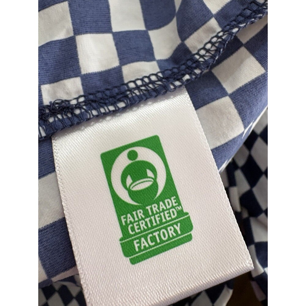 J. Crew NWT Navy White Anorak XL Checkerboard Active Woman Hooded Zipper Jacket - Picture 7 of 13